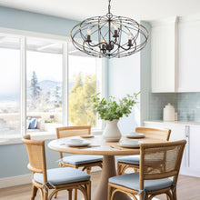 Load image into Gallery viewer, Clinton Collection - English Bronze &amp; Gold Chandelier - bronze

