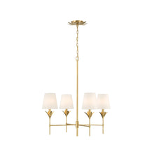 Load image into Gallery viewer, Florentine Collection - 4 Light Chandelier - Antique Gold
