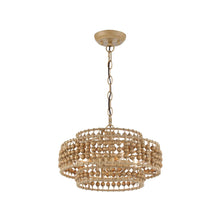Load image into Gallery viewer, Jasper Collection - 3 Tier Rattan Chandelier - W:40cm - rattan
