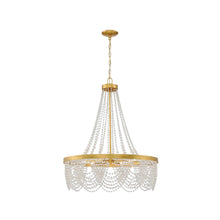 Load image into Gallery viewer, Perla Collection - Antique Gold Chandelier - gold-1
