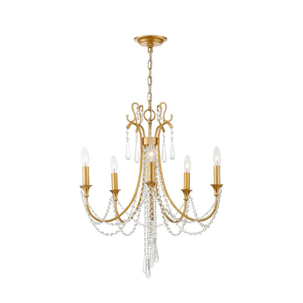 Bailey Collection - Gold Chandelier - gold-1