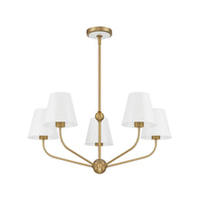 Load image into Gallery viewer, Jori Collection - 5 Lights Chandelier - white
