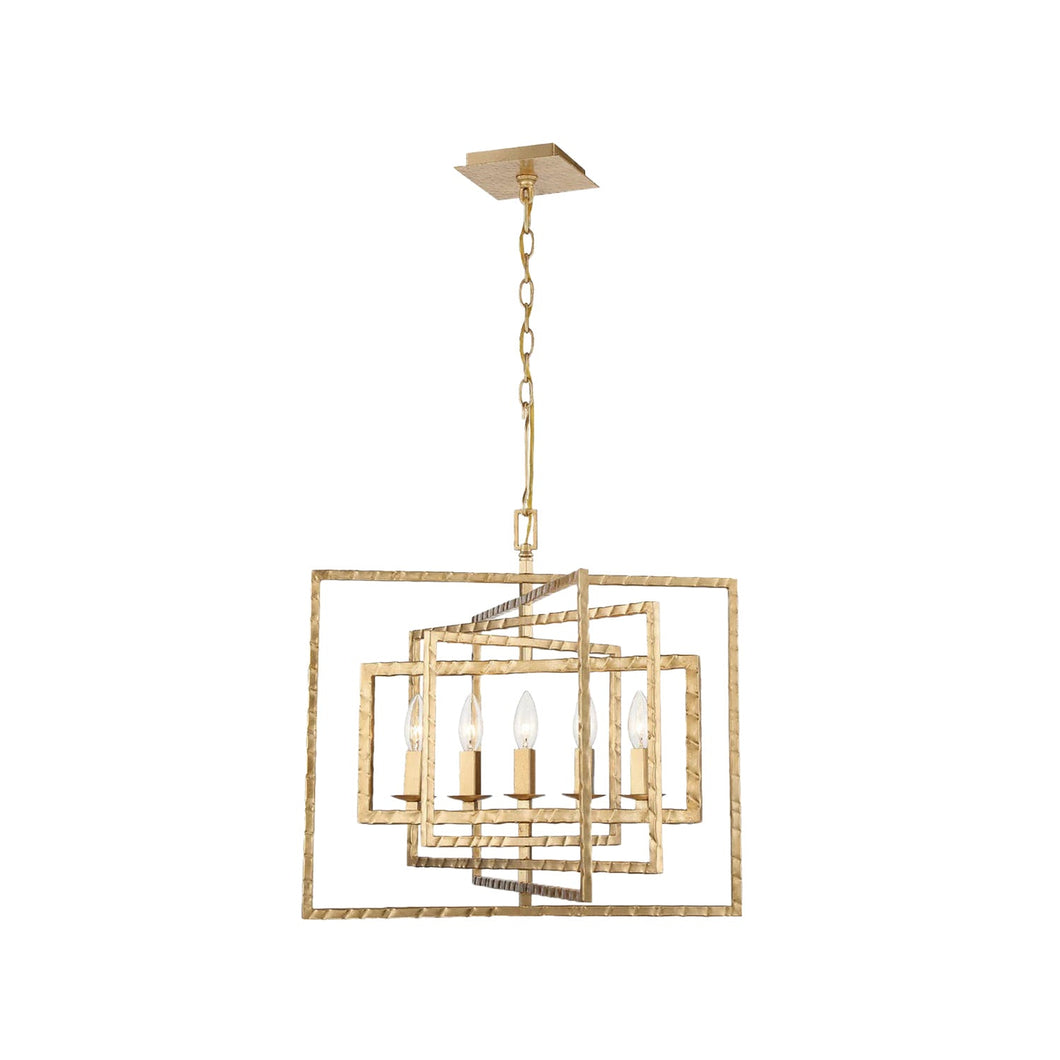 Luxa Collection - Antique Gold Chandelier - gold-1