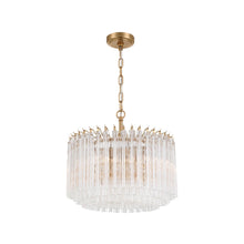 Load image into Gallery viewer, Xavier Collection - 5 Lights Chandelier - Aged Brass
