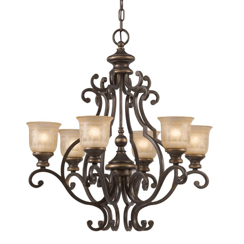 Andover Collection - Bronze Umber Chandelier - Bronze