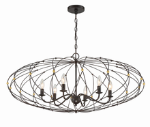 Load image into Gallery viewer, Clinton Collection - English Bronze &amp; Gold Chandelier - bronze
