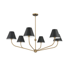Load image into Gallery viewer, Jori Collection - 6 Lights Chandelier - Black
