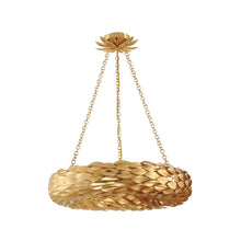 Load image into Gallery viewer, Laurel Collection - Ring Chandelier - Antique Gold - Default

