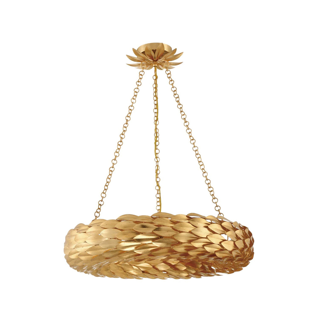 Laurel Collection - Ring Chandelier - Antique Gold - Default