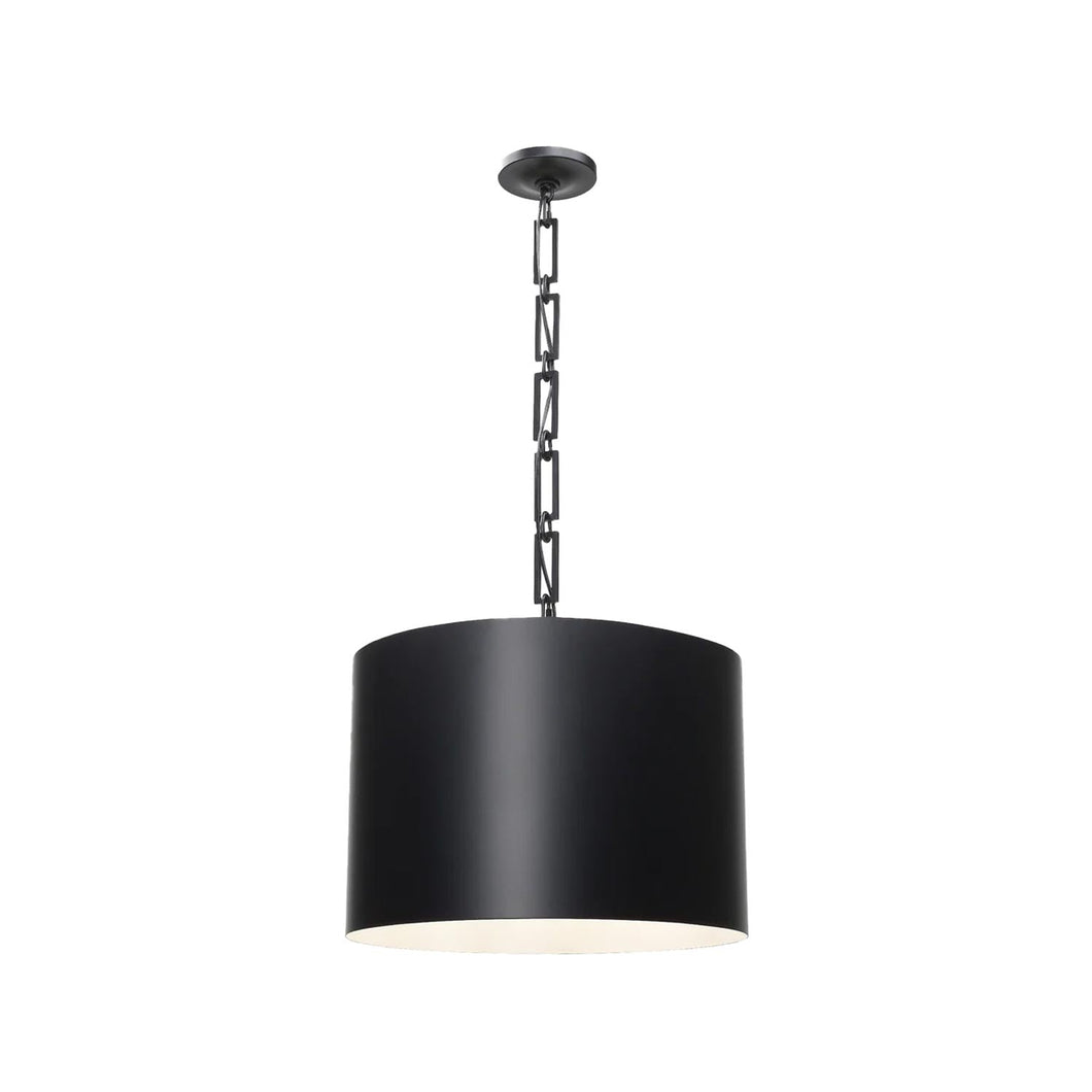 Victor Collection - Pendant - Matte Black & White - Default