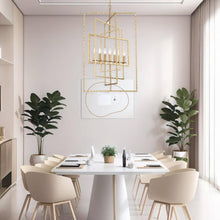 Load image into Gallery viewer, Luxa Collection - Antique Gold Chandelier - H:96.5cm
