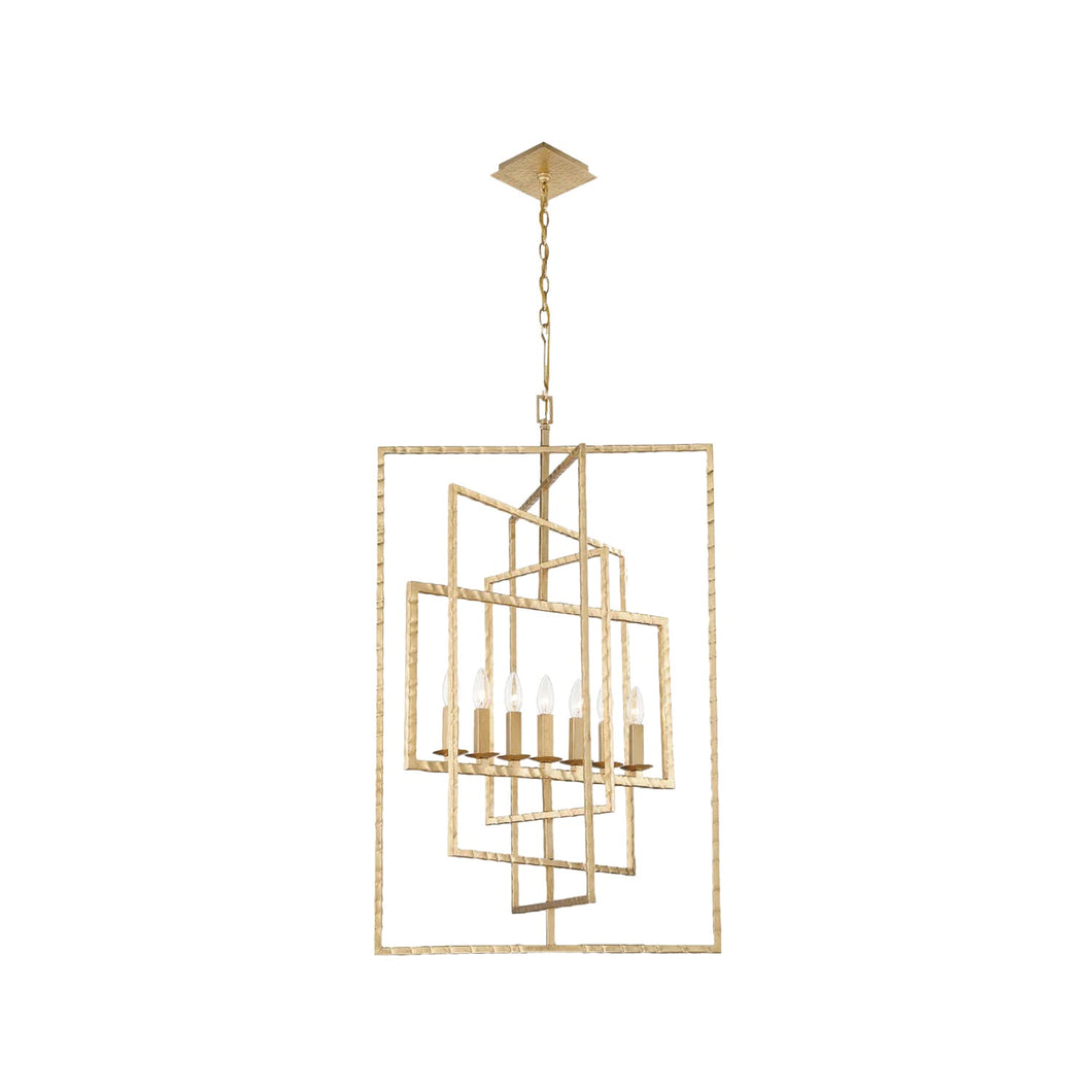 Luxa Collection - Antique Gold Chandelier - H:96.5cm
