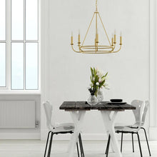 Load image into Gallery viewer, Bleecker Collection - Chandelier - brass-2
