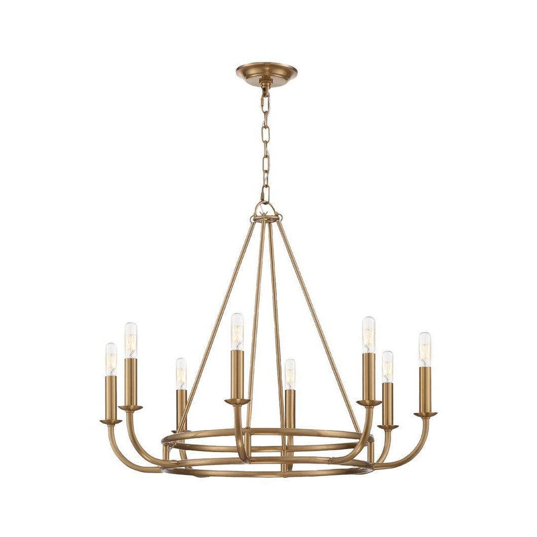 Bleecker Collection - Chandelier - brass-2