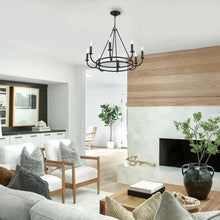 Load image into Gallery viewer, Bleecker Collection - Chandelier - matte-black
