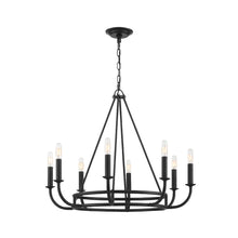 Load image into Gallery viewer, Bleecker Collection - Chandelier - matte-black
