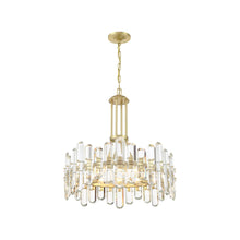 Load image into Gallery viewer, Capri Collection - Aged Brass Chandelier - brass-1
