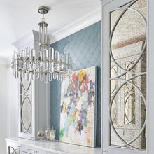 Load image into Gallery viewer, Capri Collection - Polished Nickel Chandelier - polished-nickel
