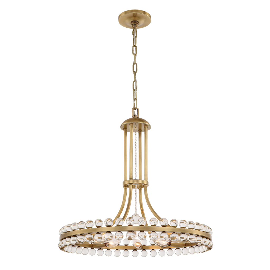 Farris Collection - Aged Brass Chandelier - Default