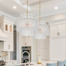 Load image into Gallery viewer, Lofton 8 Lights Chandelier - Satin Brass

