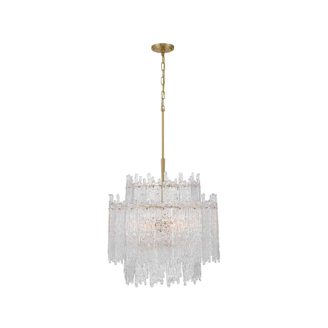 Lofton 8 Lights Chandelier - Satin Brass