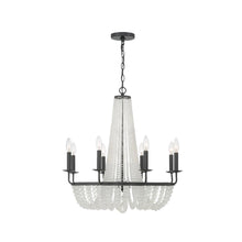 Load image into Gallery viewer, Seneca Collection - 8 Light Gold Chandelier - black
