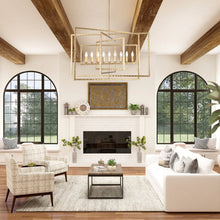 Load image into Gallery viewer, Luxa Collection - Antique Gold Chandelier - gold-1
