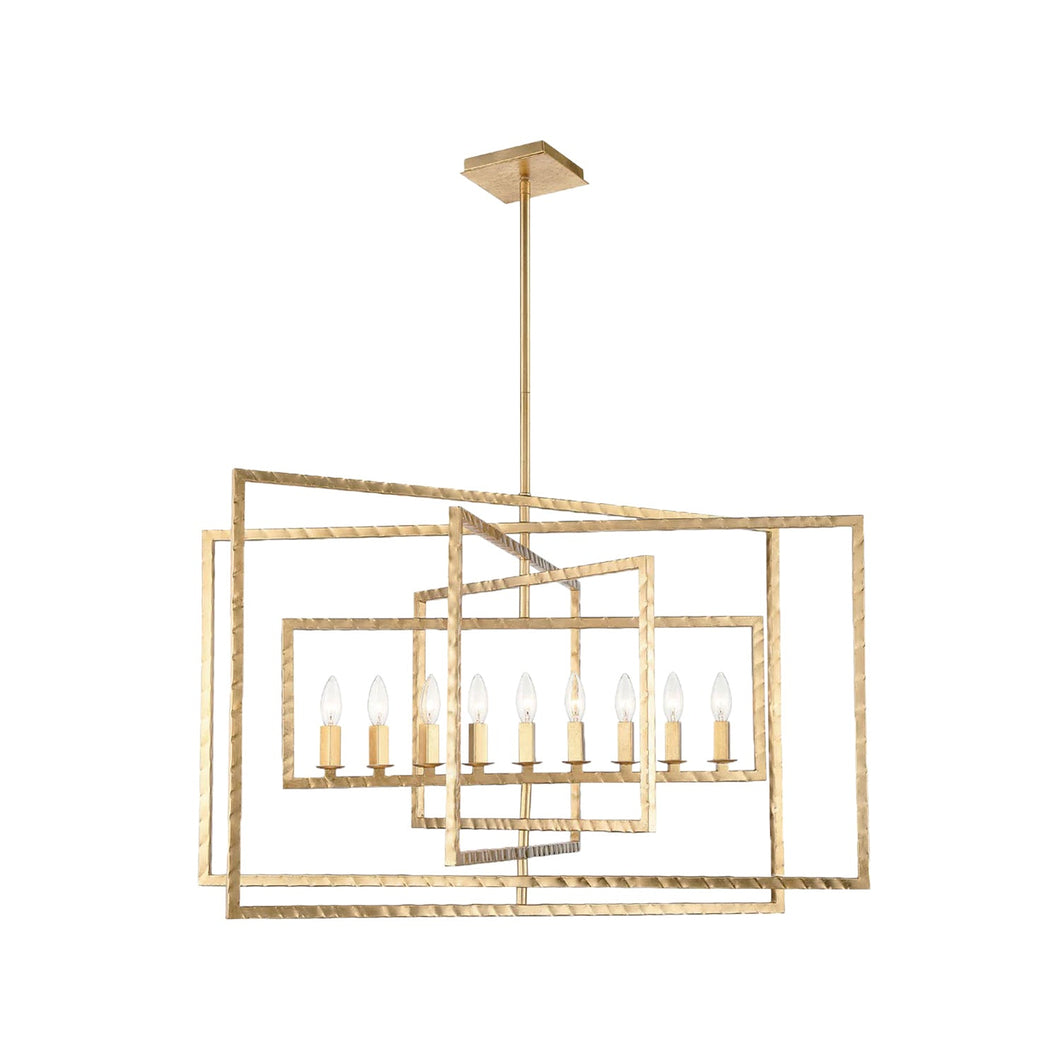 Luxa Collection - Antique Gold Chandelier - gold-1