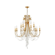 Load image into Gallery viewer, Bailey Collection - Gold Chandelier - gold-1
