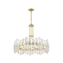 Load image into Gallery viewer, Capri Collection - Aged Brass Chandelier - brass-1

