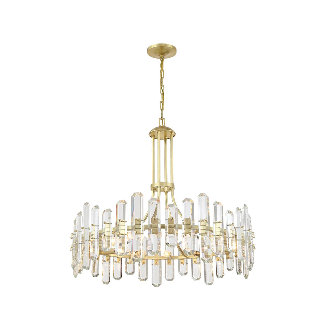 Capri Collection - Aged Brass Chandelier - brass-1