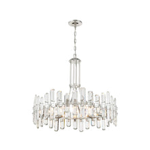Load image into Gallery viewer, Capri Collection - Polished Nickel Chandelier - polished-nickel
