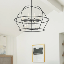 Load image into Gallery viewer, Alexa Collection - Chandelier 15 Light - matte-black
