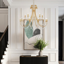 Load image into Gallery viewer, Bailey Collection - Gold Chandelier - gold-1

