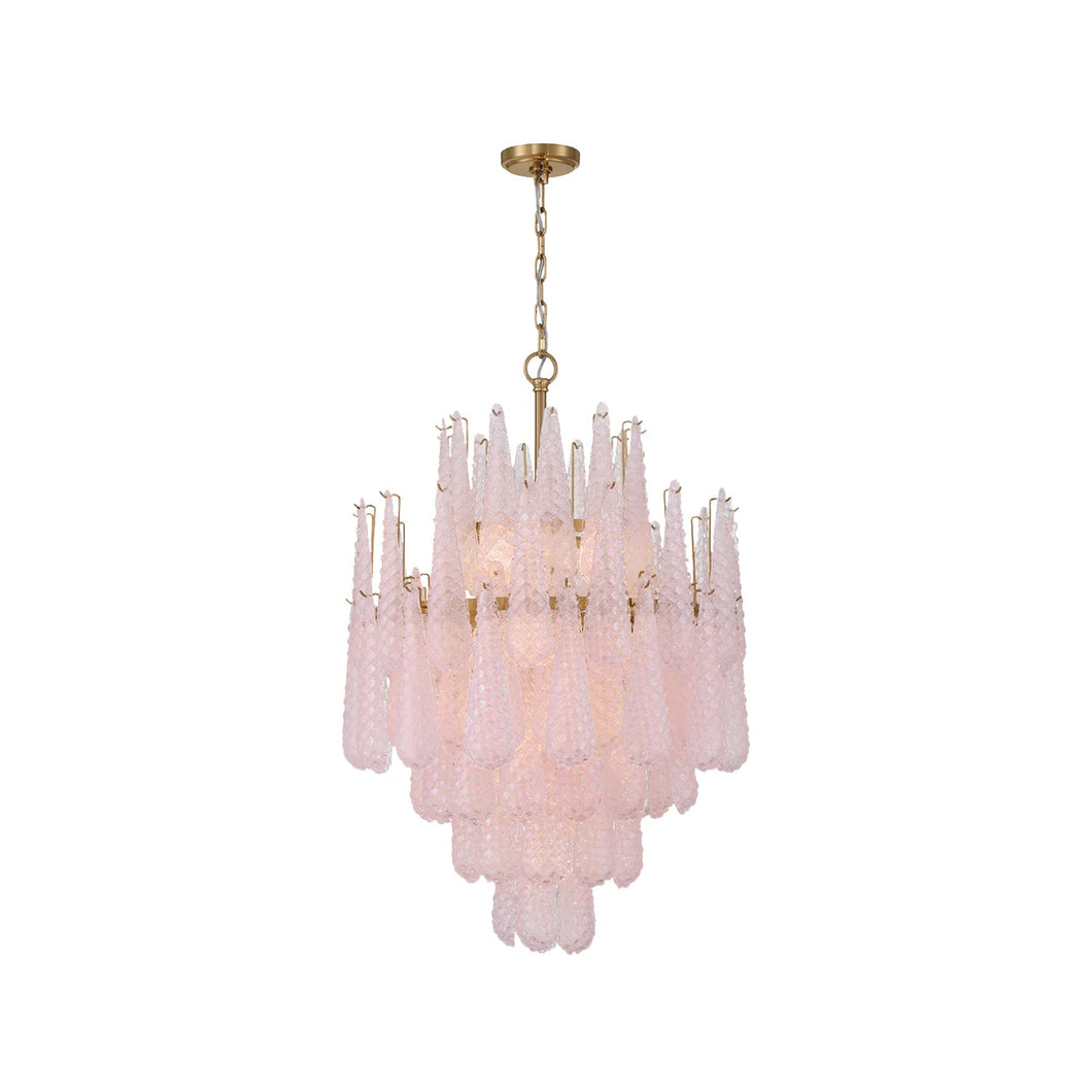 Libby Collection - 16 Lights Chandelier - Blush