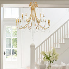 Load image into Gallery viewer, Bailey Collection - Gold Chandelier - gold-1
