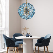 Load image into Gallery viewer, Marselle 9 Lights Pendant - Blue
