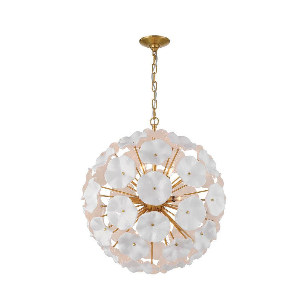 Marselle 9 Lights Pendant - White