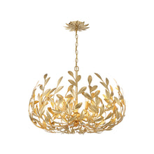 Load image into Gallery viewer, Laurel Collection - Chandelier - Antique Gold - Default
