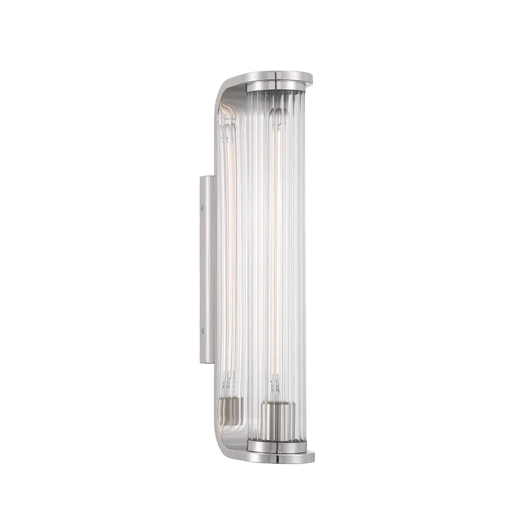 Hawkins 1 Light Wall Sconce - polished-nickel