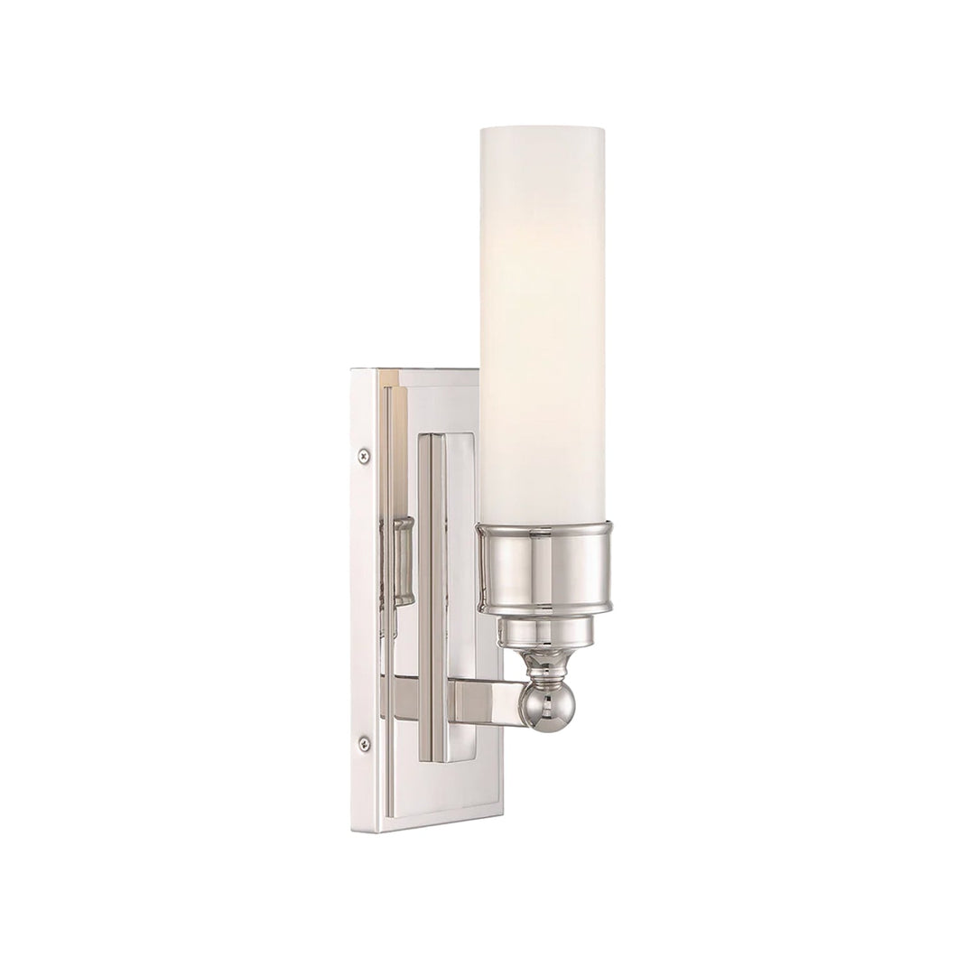 Jarvis 1 Light Wall Sconce - Polished Nickel