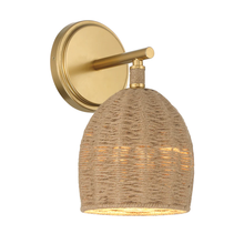 Load image into Gallery viewer, Mace Collection - Wall Sconce - Rattan
