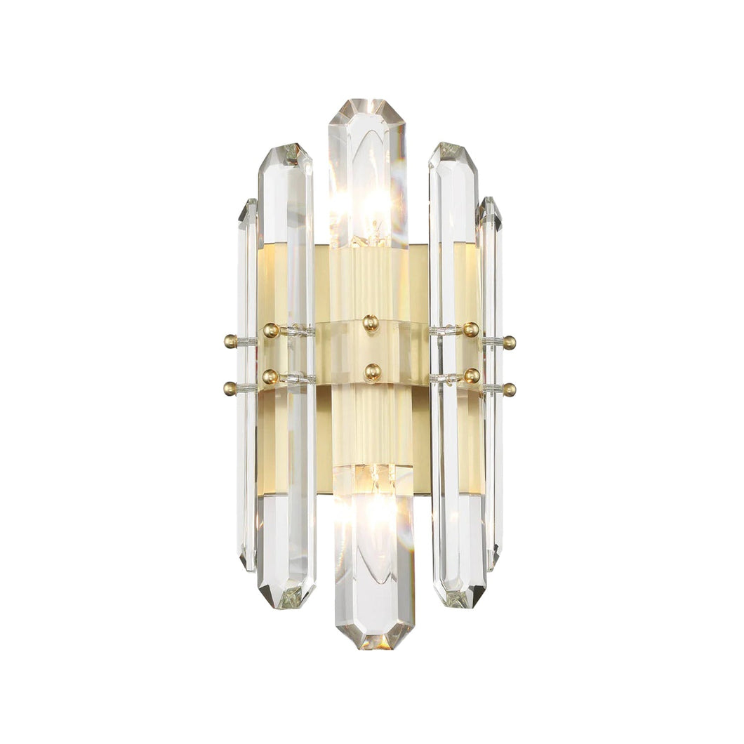 Capri Collection - Aged Brass Wall Sconce