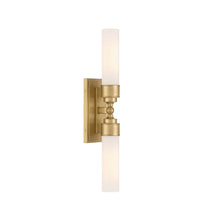 Load image into Gallery viewer, Jarvis 2 Lights Wall Sconce - Aged Brass
