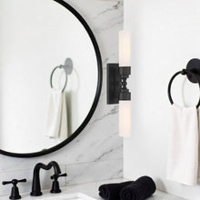 Load image into Gallery viewer, Jarvis 2 Lights Wall Sconce - Black
