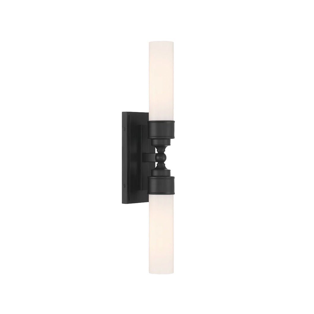 Jarvis 2 Lights Wall Sconce - Black