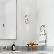Load image into Gallery viewer, Jarvis 2 Lights Wall Sconce - Polished Nickel
