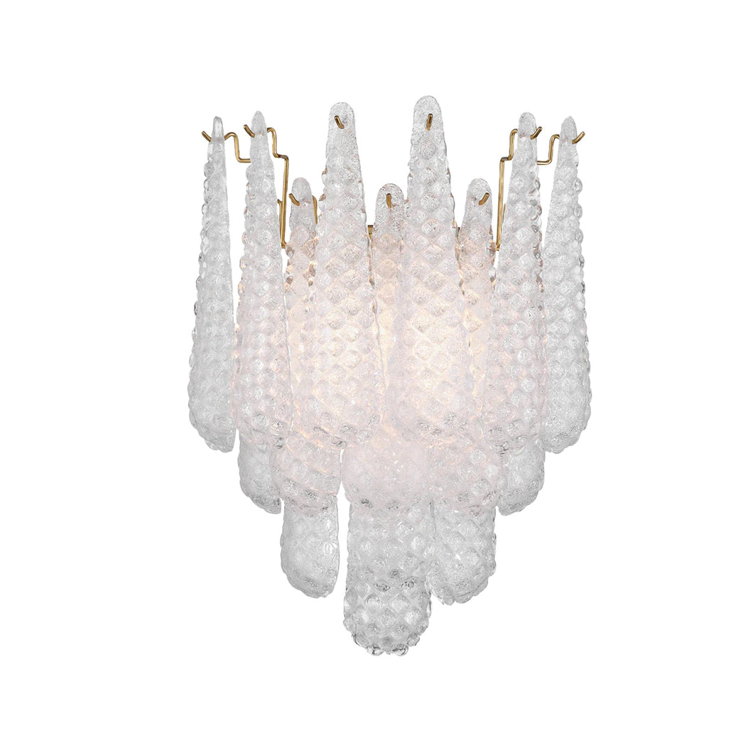 Libby Collection - 2 Lights Wall Sconce - Clear