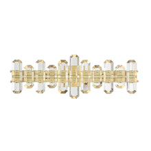 Load image into Gallery viewer, Capri Collection - Aged Brass Horizontal Wall Sconce
