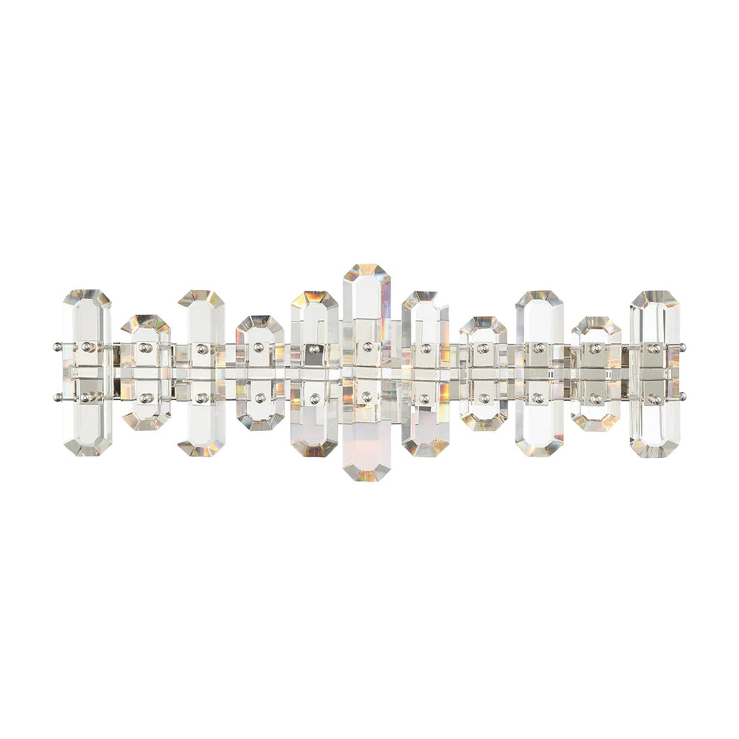 Capri Collection - Polished Nickel Horizontal Wall Sconce